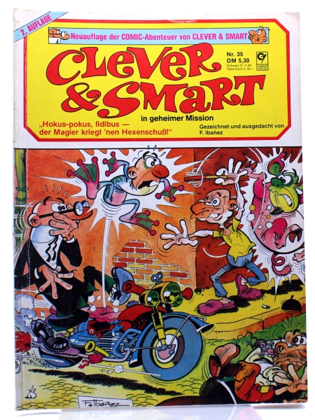 Clever & Smart in geheimer Mission Comic Album Nr. 35 (2. Auflage): Hokus-pokus, fidibus - der Magier kriegt 'nen Hexenschuß!